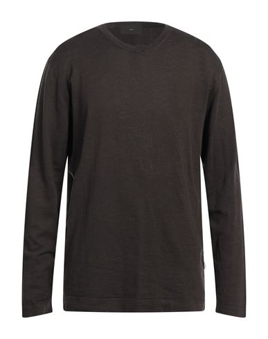 Shop Liu •jo Man Man Sweater Dark Brown Size 3xl Cotton