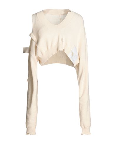 Ramael Woman Sweater Ivory Size M Cashmere, Polyamide In White