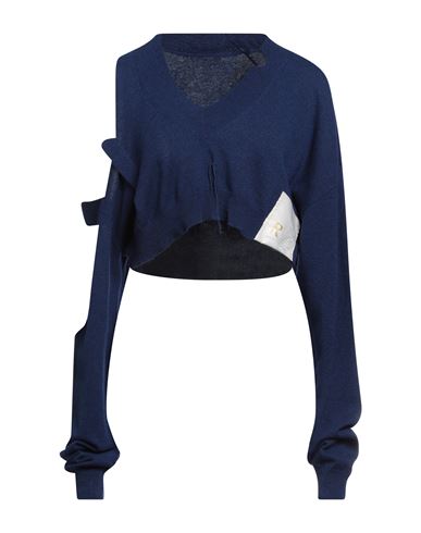 Ramael Woman Sweater Blue Size S Cashmere, Polyamide
