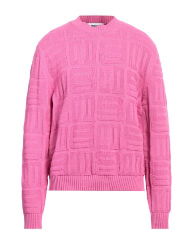 Shop Ambush Man Sweater Magenta Size L Polyamide, Wool, Viscose, Cashmere