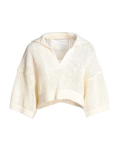 Shop Ramael Woman Sweater Ivory Size S Cotton In White