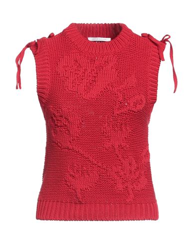 Cecilie Bahnsen Woman Sweater Red Size Xs/s Organic Cotton