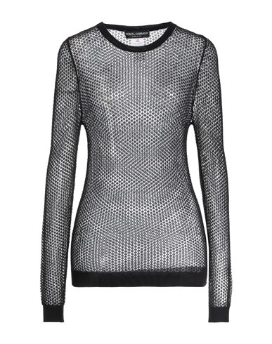 Dolce & Gabbana Woman Sweater Black Size 8 Cotton