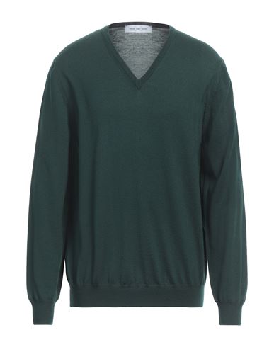 Shop Gran Sasso Man Sweater Dark Green Size 46 Virgin Wool