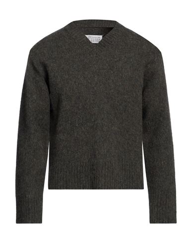 Maison Margiela Man Sweater Dark Green Size Xl Wool