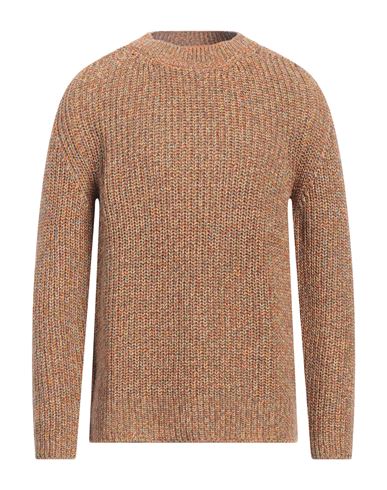 Shop Dondup Man Sweater Orange Size 46 Cotton