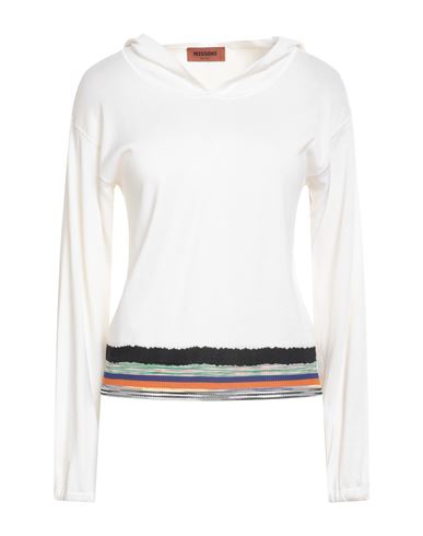 Missoni Woman Sweater Ivory Size 6 Cashmere, Silk, Viscose In White