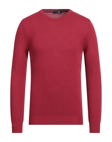 Harmont & Blaine Man Sweater Brick Red Size 3xl Cotton