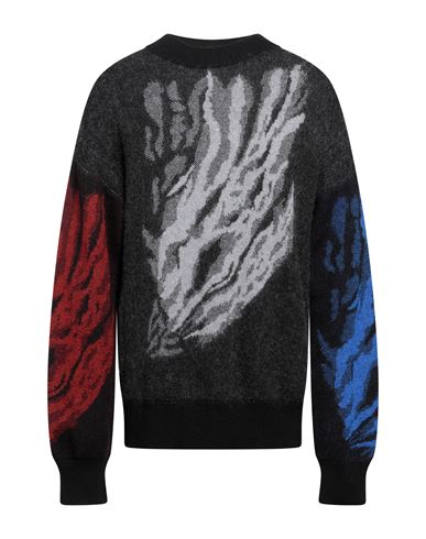 Shop Jordanluca Man Sweater Black Size L Wool, Mohair Wool