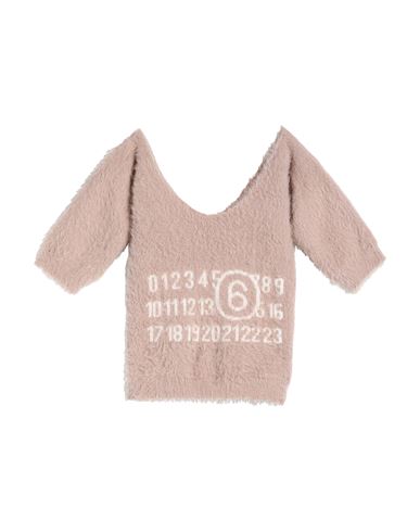 Mm6 Maison Margiela Woman Sweater Blush Size L Polyamide, Cotton In Pink