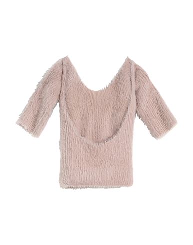 Mm6 Maison Margiela Woman Sweater Blush Size L Polyamide, Cotton In Pink