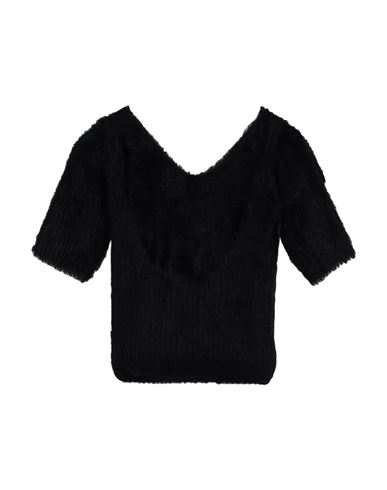 Mm6 Maison Margiela Woman Sweater Black Size M Polyamide