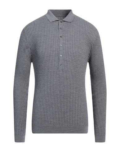 Lardini Man Sweater Grey Size 40 Wool