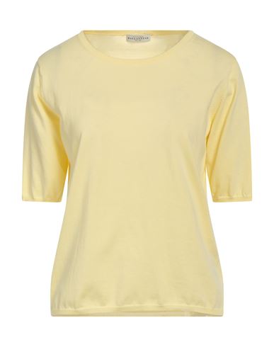 Ballantyne Woman Sweater Yellow Size 10 Cotton