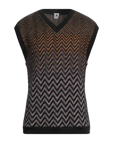 M Missoni Man Sweater Black Size L Wool, Polyester, Mohair Wool, Polyamide