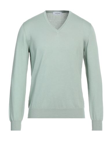Gran Sasso Man Sweater Light Green Size 40 Cotton