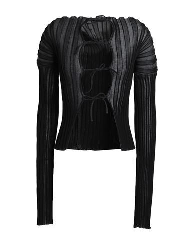 A. Roege Hove Woman Cardigan Black Size Xs/s Cotton, Nylon