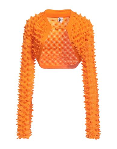 Chet Lo Woman Cardigan Orange Size 2 Polyester, Nylon