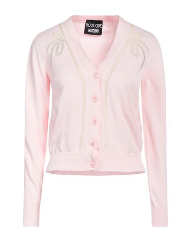 Boutique Moschino Woman Cardigan Pink Size 6 Cotton