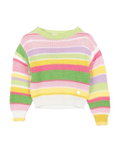 Shop Monnalisa Toddler Girl Sweater Acid Green Size 6 Cotton