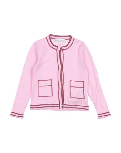 Shop Monnalisa Toddler Girl Cardigan Pink Size 6 Cotton