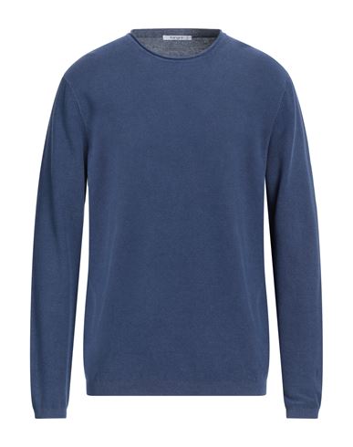 Kangra Man Sweater Navy Blue Size 44 Cotton