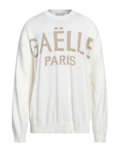Gaelle Paris Gaëlle Paris Man Sweater Off White Size L Cotton