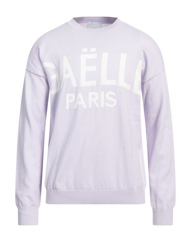 Gaelle Paris Gaëlle Paris Man Sweater Lilac Size M Cotton In Purple