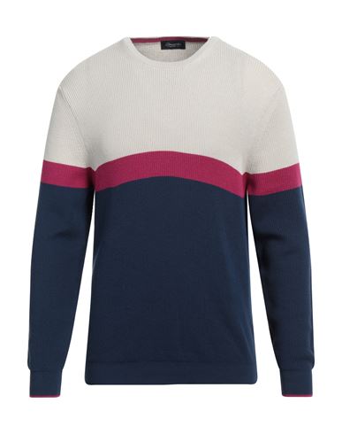 Drumohr Man Sweater Light Grey Size 40 Cotton