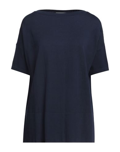 Snobby Sheep Woman Sweater Midnight Blue Size 10 Cotton, Silk
