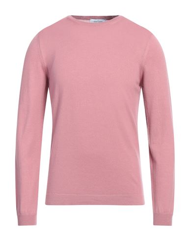 Gran Sasso Man Sweater Pastel Pink Size 38 Virgin Wool