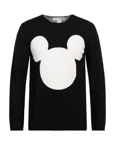 Shop Comme Des Garçons Shirt Man Sweater Black Size L Acrylic, Wool