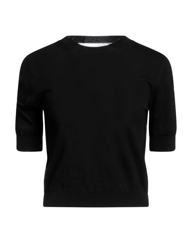 Semicouture Woman Sweater Black Size M Cotton