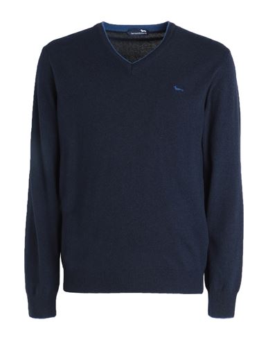 Harmont & Blaine Man Sweater Midnight Blue Size 3xl Wool, Viscose, Polyamide, Cashmere