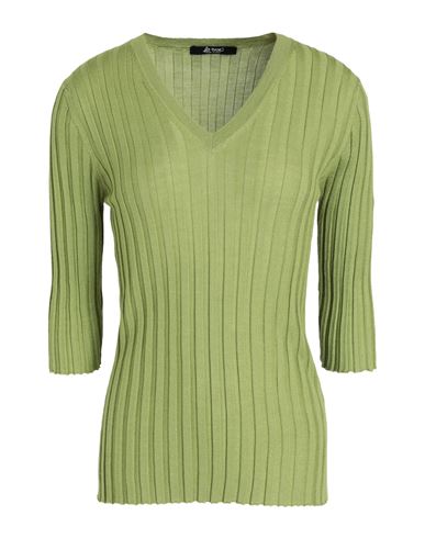 Shop La Rose Woman Sweater Acid Green Size 6 Cashmere, Silk