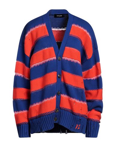 Dsquared2 Woman Cardigan Blue Size M Cotton, Acrylic, Polyamide, Mohair Wool