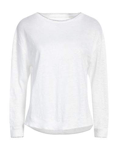 Notshy Woman Sweater White Size M Linen