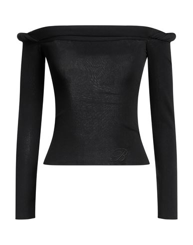 Blumarine Woman Sweater Black Size 8 Viscose, Polyamide