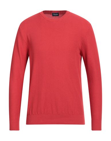 Shop Drumohr Man Sweater Red Size 40 Cotton