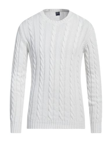 Fedeli Man Sweater Off White Size 44 Cotton