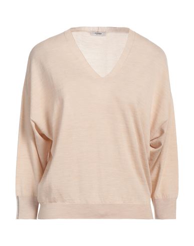Peserico Woman Sweater Blush Size 14 Merino Wool In Pink