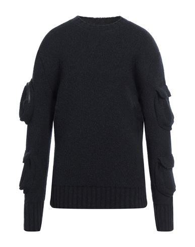 Off-white Man Sweater Black Size S Wool, Polyamide