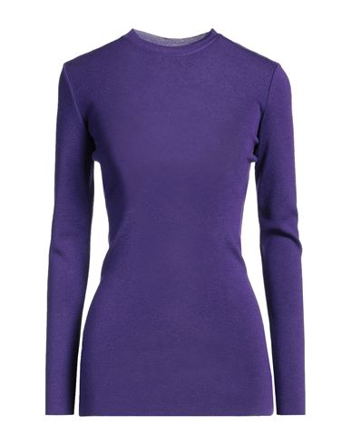 Valentino Garavani Woman Sweater Purple Size S Cashmere, Silk In Purple