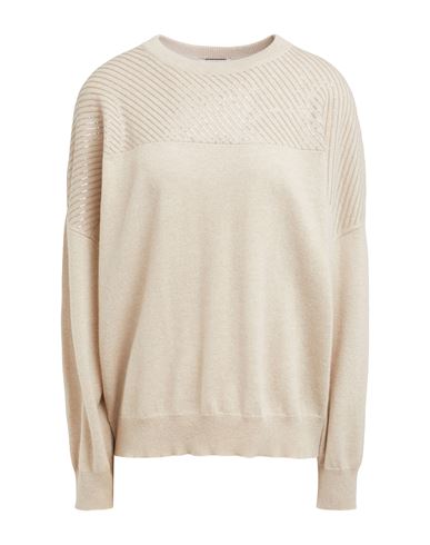 Brunello Cucinelli Woman Sweater Beige Size M Cashmere, Polyester