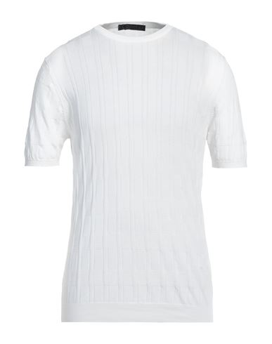 Jeordie's Man Sweater White Size Xl Cotton