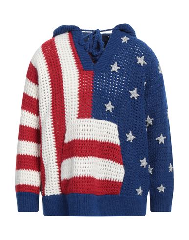 Celine Man Sweater Blue Size M Alpaca Wool, Polyamide, Wool In Blue