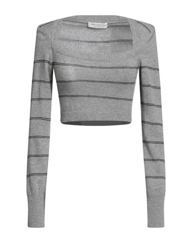 Philosophy Di Lorenzo Serafini Woman Sweater Grey Size 6 Virgin Wool, Cashmere