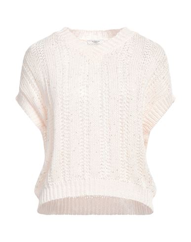 Peserico Woman Sweater Light Pink Size 8 Cotton, Polyester In Pink