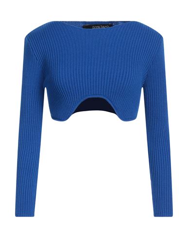 Nora Barth Woman Sweater Blue Size Onesize Polyester, Wool, Viscose, Elastane In Blue