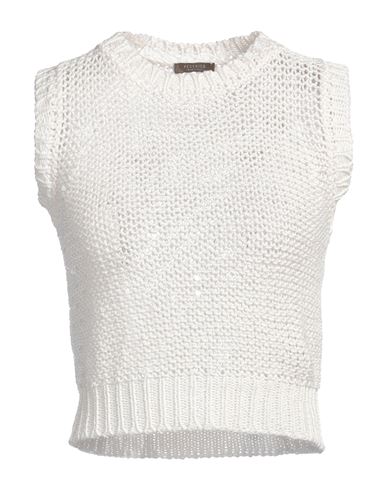 Shop Peserico Woman Sweater White Size 4 Cotton